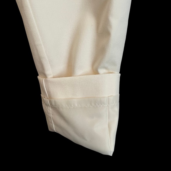 Cream Mid Rise Dress Pants size16 - Picture 3 of 4